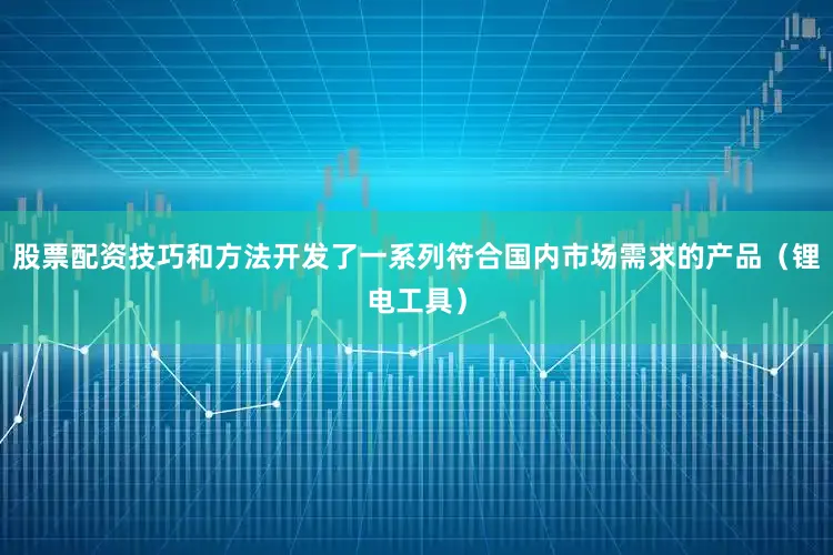 股票配资技巧和方法开发了一系列符合国内市场需求的产品（锂电工具）