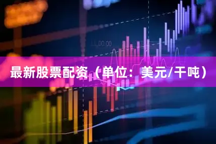 最新股票配资（单位：美元/干吨）